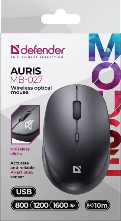Лот: 20275489. Фото: 1. Мышь беспроводная Defender Auris... Клавиатуры и мыши