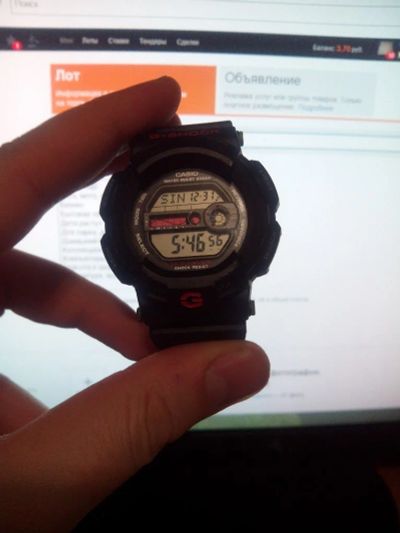 Лот: 4921676. Фото: 1. G-Shock Casio G-9100-1E с рубля. Оригинальные наручные часы