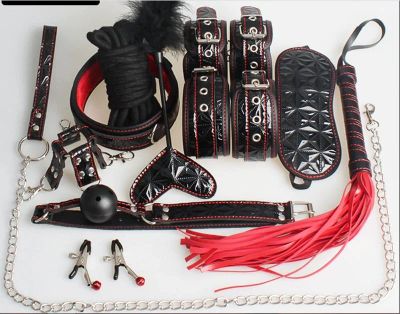 Лот: 16843199. Фото: 1. Секс игрушки БДСМ наручники Ошейник... Игрушки