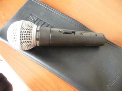 Лот: 885376. Фото: 1. Вокальный микрофон Shure SM58. Студийные микрофоны, радиомикрофоны и радиосистемы