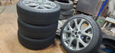 Лот: 19537791. Фото: 1. Колеса Mazda 7.5*18 5*114.3 ет... Шины на дисках