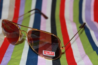 Лот: 4019609. Фото: 1. Очки Ray Ban Aviator RB 3025 розовые... Очки солнцезащитные