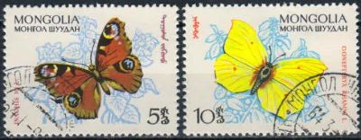 Лот: 19477501. Фото: 1. 1963. Монголия. Бабочки. н.с... Марки