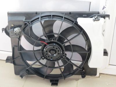 Лот: 3870523. Фото: 1. Диффузор радиатора в сборе hyundai... Двигатель и элементы двигателя