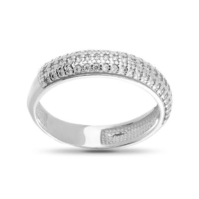 Лот: 23822584. Фото: 1. Кольцо TALANT из серебра с фианитами. Кольца, перстни