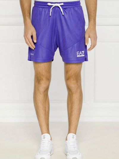 Лот: 24563168. Фото: 1. Шорты мужские EA7 Shorts, Фиолетовый. Шорты