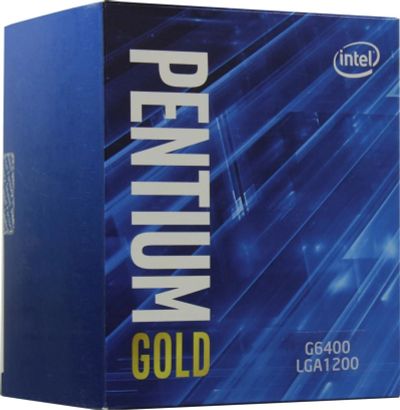 Лот: 17859048. Фото: 1. Intel Pentium G6400 BX80701G6400SRH3Y. Процессоры