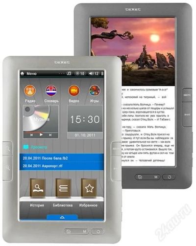 Лот: 1367411. Фото: 1. Электронная книга teXet TB-740HD... Электронные книги