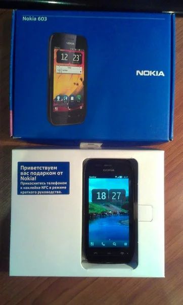 Лот: 3824498. Фото: 1. Nokia 603 хорошее стостояние. Смартфоны