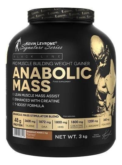 Лот: 10907548. Фото: 1. Anabolic MASS 3000 гр. Kevin Levrone... Спортивное питание, витамины
