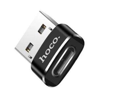 Лот: 20885811. Фото: 1. OTG Hoco UA6 USB to Type-C converter. Дата-кабели, переходники