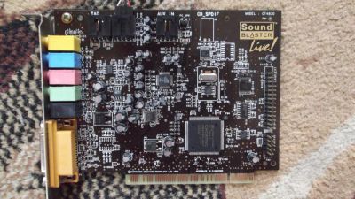 Лот: 5434283. Фото: 1. Creative Sound Blaster Live Sound... Звуковые карты