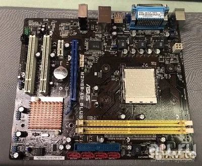 Лот: 13134807. Фото: 1. Материнская плата ASUS M2N68-AM... Материнские платы