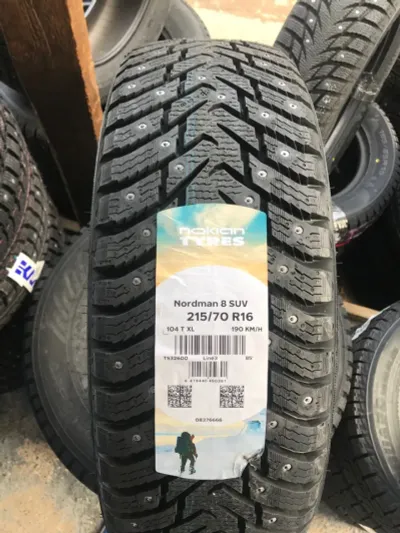 Лот: 20774506. Фото: 1. Зимняя резина 215/70 R-16 "Nokian... Шины