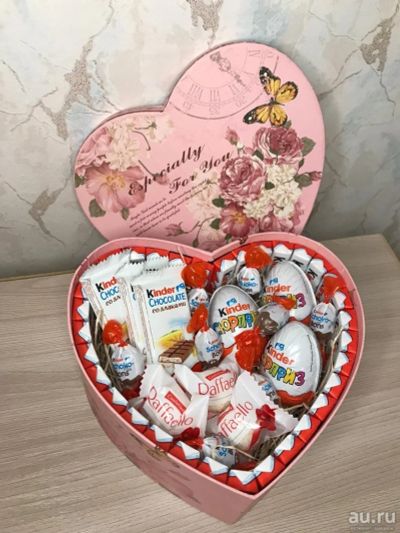 Лот: 15495173. Фото: 1. Подарочный набор (Свитбокс коробочка... Шоколад, конфеты