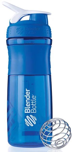 Лот: 9470188. Фото: 1. Шейкер Blender Bottle 700ml синий. Термосы, термокружки, фляжки
