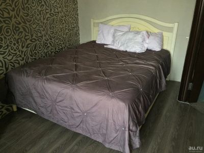Лот: 10737304. Фото: 1. Кровать двуспальная (массив... Кровати