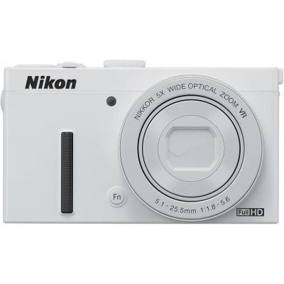 Лот: 12325983. Фото: 1. Nikon Coolpix P340 белый б/у. Цифровые компактные