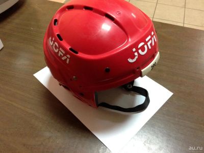 Лот: 9032231. Фото: 1. Оригинальный хоккейный шлем JOFA... Шлемы