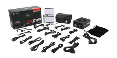 Лот: 13001393. Фото: 1. Топовый Блок питания Corsair AX1200i... Корпуса, блоки питания
