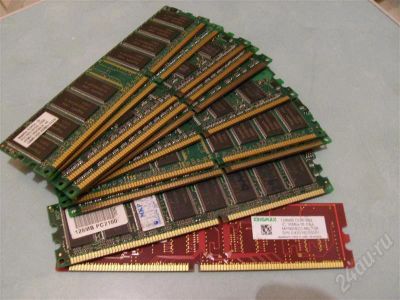Лот: 576129. Фото: 1. DDR-333/266 PC-2100 128MB. Оперативная память
