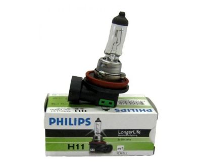 Лот: 14971500. Фото: 1. Галоген Philips H11 12v-55w Long... Оптика и освещение