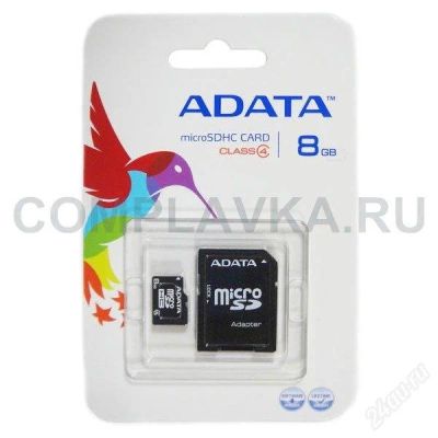 Лот: 1627011. Фото: 1. Карта памяти micro - SDНС A-DATA... Карты памяти