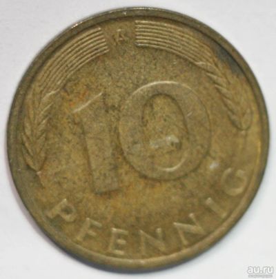 Лот: 8930030. Фото: 1. 10 пфеннигов 1992 год. A. Германия... Европа