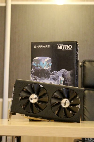 Лот: 13661716. Фото: 1. Sapphire AMD Radeon RX 480 NITRO... Видеокарты