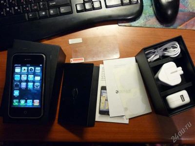 Лот: 2319986. Фото: 1. Apple Iphone 3G 8GB Англия, Полный... Смартфоны
