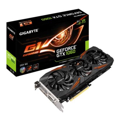Лот: 16946717. Фото: 1. GeForce® GTX 1060 G1 Gaming D5X... Видеокарты