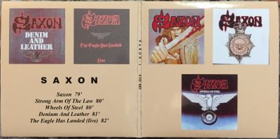 Лот: 19587894. Фото: 1. 4CD "Saxon"-1 (Heavy Metal). Аудиозаписи