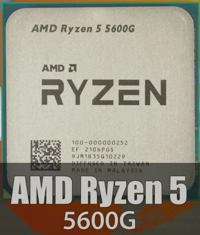 Лот: 21174571. Фото: 1. Процессор AMD Ryzen 5 5600G, 6... Процессоры