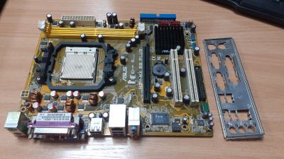 Лот: 19105584. Фото: 1. ASUS M2N-MX SE plus Материнская... Материнские платы