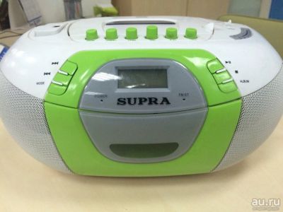 Лот: 9101815. Фото: 1. аудио магнитола supra cd radio... Музыкальные центры, магнитолы