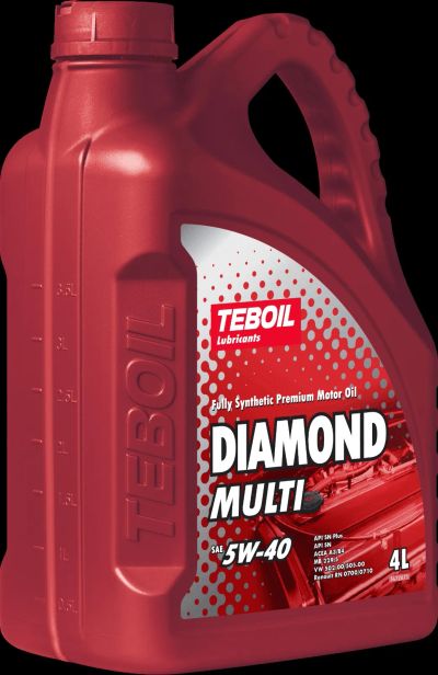 Лот: 24304766. Фото: 1. Teboil Diamond Multi 5W-40, 4л. Масла, жидкости
