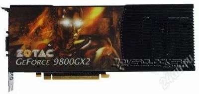 Лот: 929048. Фото: 1. GeForce 9800 GX2, 1024Mb, 512Bit... Видеокарты