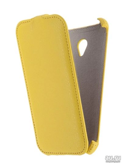 Лот: 12988582. Фото: 1. Чехол-книжка Asus ZenFone Go Желтый... Чехлы, бамперы