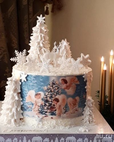 Лот: 15496303. Фото: 1. ТорТ Рождественский ТорТ Рождество. Торты, пирожные