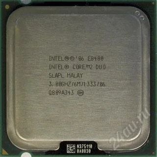 Лот: 1986072. Фото: 1. Процессор Intel Core E8400 LGA-775... Процессоры