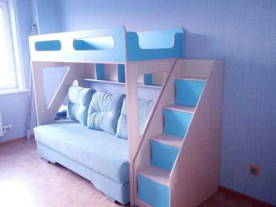 Лот: 11184465. Фото: 1. Детские кровати, двухъярусные... Детские кровати и кроватки