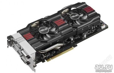 Лот: 13137544. Фото: 1. Видеокарта ASUS DirectCu II GeForce... Видеокарты