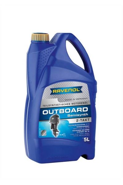 Лот: 11488384. Фото: 1. Ravenol Outboardoel 2T Teilsynth... Масла, жидкости