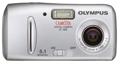Лот: 1002426. Фото: 1. Olympus Camedia C-180. Цифровые компактные