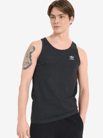 Лот: 24418022. Фото: 1. Майка мужская adidas, Черный. Топы, майки