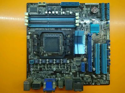 Лот: 20235395. Фото: 1. Б\У материнская плата ASUS M5A78L-M... Материнские платы