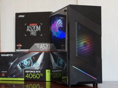 Лот: 25093155. Фото: 1. Игровой пк RTX 4060TI. Компьютеры в сборе