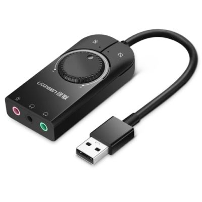 Лот: 25126616. Фото: 1. Кабель UGREEN USB External Stereo... Шлейфы, кабели, переходники