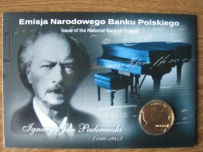 Лот: 5894004. Фото: 1. Польша 2011 2 злотых Пианист Падеревский... Европа