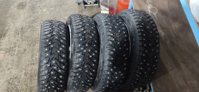 Лот: 16429385. Фото: 1. Nokian Hakkapeliitta 8 r14 155... Шины